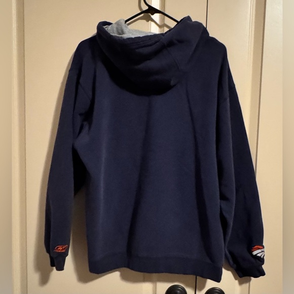 Reebok Navy Blue and Orange Denver Broncos Sweater - Picture 2 of 9